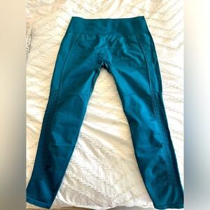Teal High-Waisted Fabletics Leggings